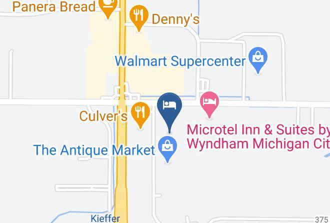 Country Inn & Suites By Radisson Michigan City In Map