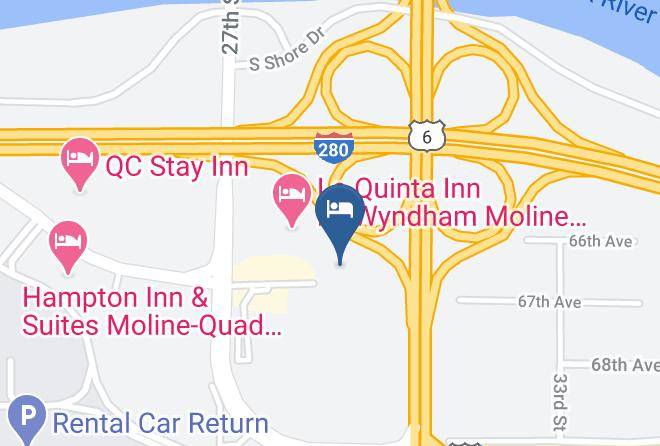 Rock Island - Country Inn & Suites By Radisson Moline Airport Il Maps