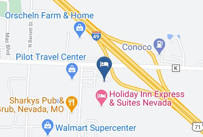 Vernon - Country Inn & Suites By Radisson Nevada Mo Maps