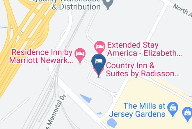Union - Country Inn & Suites By Radisson Newark Airport Nj Maps