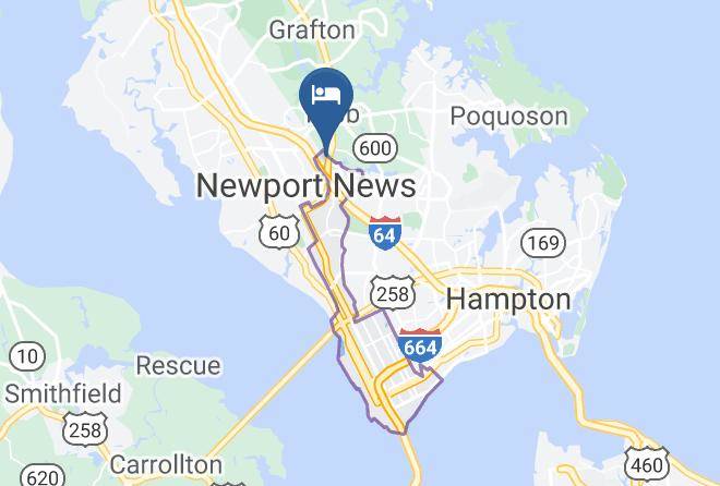 Newport News City - Country Inn & Suites By Radisson Newport News South Va Maps