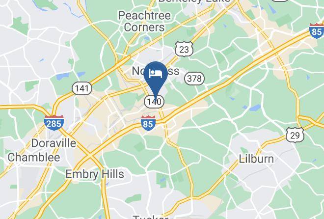 Gwinnett - Country Inn & Suites By Radisson Norcross Ga Maps