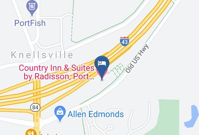 Ozaukee - Country Inn & Suites By Radisson Port Washington Wi Maps
