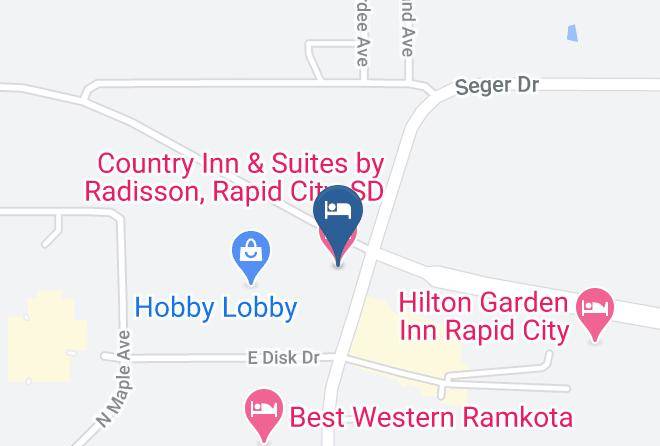 Country Inn & Suites By Radisson Rapid City Sd Map