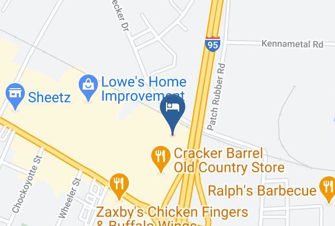 Country Inn & Suites By Radisson Roanoke Rapids Nc Map