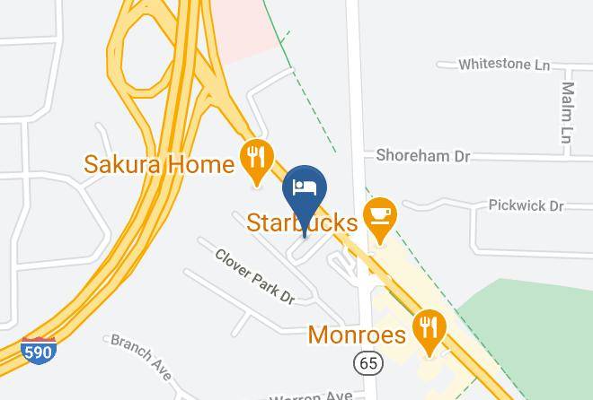 Country Inn & Suites By Radisson Rochester Pittsford Brighton Ny Map