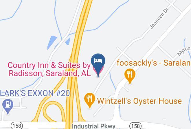 Mobile - Country Inn & Suites By Radisson Saraland Al Maps