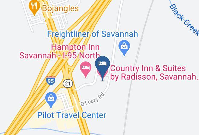 Chatham - Country Inn & Suites By Radisson Savannah I 95 North Ga Maps
