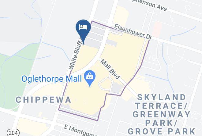 Chatham - Country Inn & Suites By Radisson Savannah Midtown Ga Maps