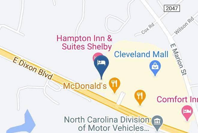 Cleveland - Country Inn & Suites By Radisson Shelby Nc Maps