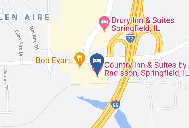 Sangamon - Country Inn & Suites By Radisson Springfield Il Maps
