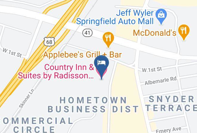 Clark - Country Inn & Suites By Radisson Springfield Oh Maps