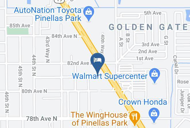 Country Inn & Suites By Radisson St Petersburg Clearwater Fl Map