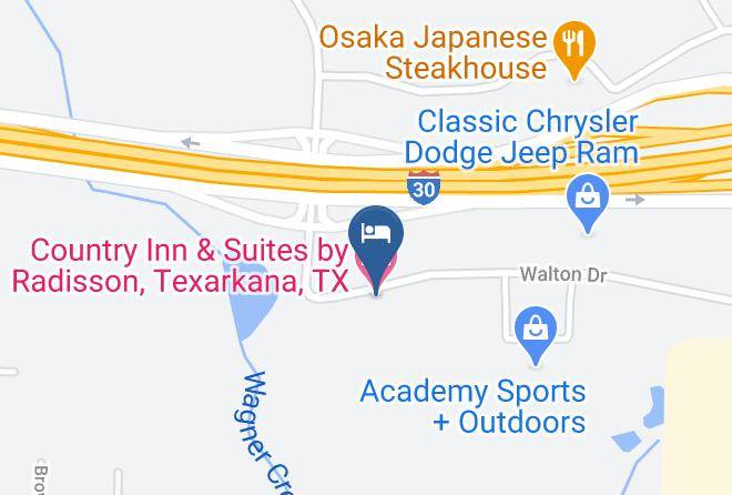 Bowie - Country Inn & Suites By Radisson Texarkana Tx Maps