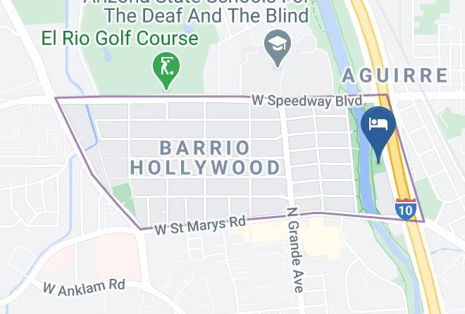 Country Inn & Suites By Radisson Tucson City Center Az Map