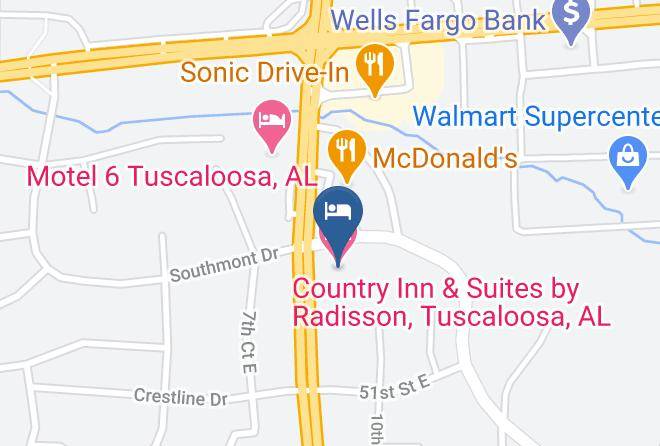 Tuscaloosa - Country Inn & Suites By Radisson Tuscaloosa Al Maps