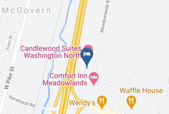 Washington - Country Inn & Suites By Radisson Washington At Meadowlands Pa Maps