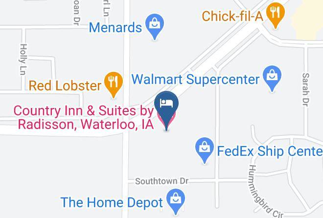 Black Hawk - Country Inn & Suites By Radisson Waterloo Ia Maps