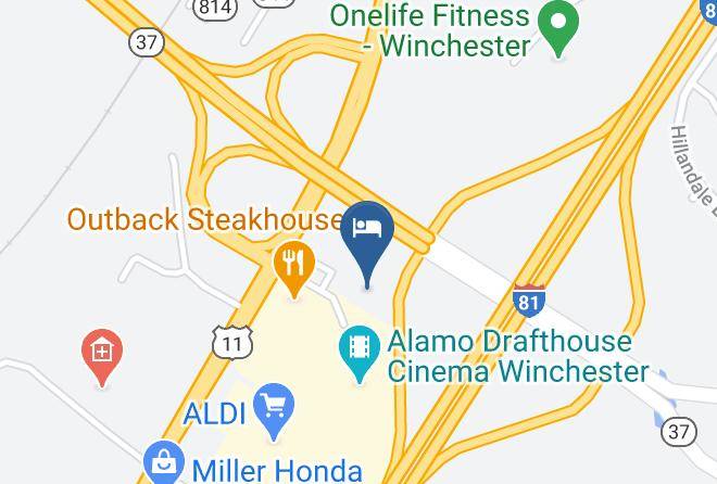 Country Inn & Suites By Radisson Winchester Va Map