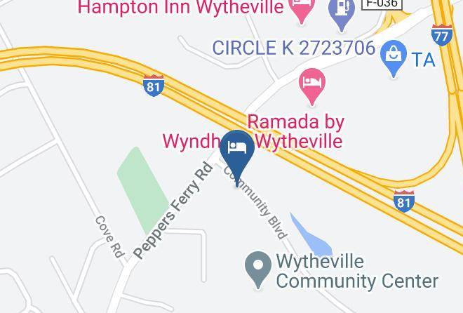 Wythe - Country Inn & Suites By Radisson Wytheville Va Maps