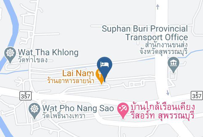 Amphoe Mueang Suphan Buri - Country Lakeview Hotel Maps