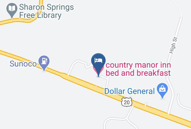 Schoharie - Country Manor Inn Bed And Breakfast Maps
