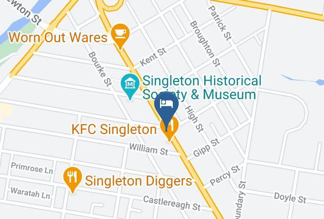 Singleton - Country Motor Inn Singleton Maps