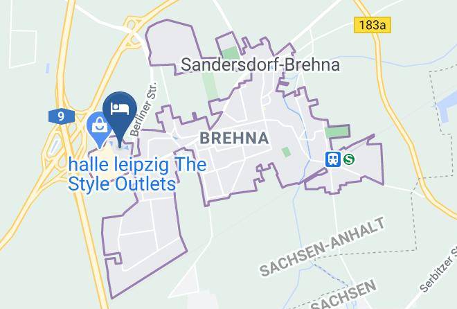 Anhalt Bitterfeld - Country Park Hotel Leipzig Brehna Maps