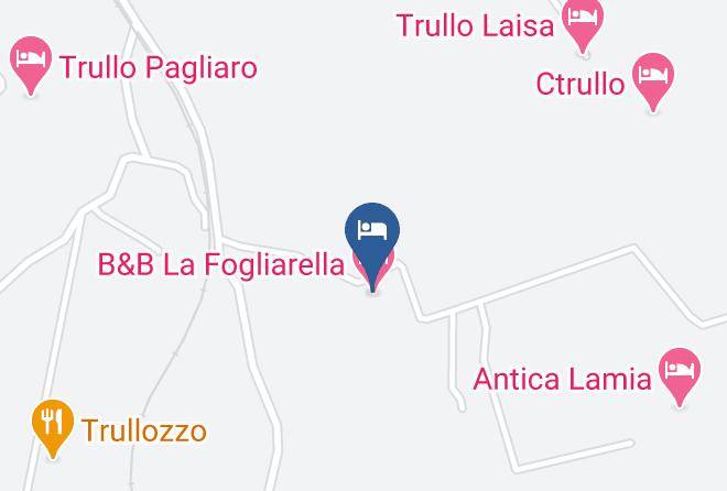 Brindisi - Country Relais Trulli La Fogliarella Maps
