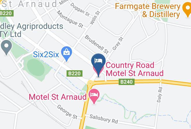 Northern Grampians - Country Road Motel St Arnaud Maps