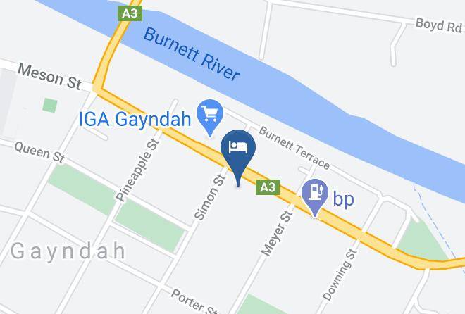 North Burnett - Country Roads Motor Inn Gayndah Maps