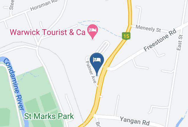 Southern Downs - Country Rose Motel Maps