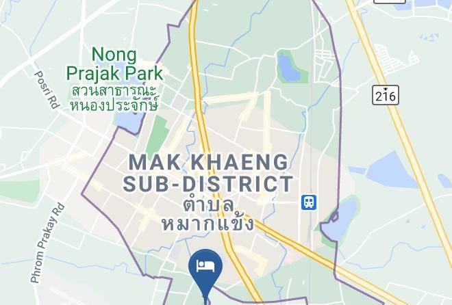 Mueang Udon Thani District - Country View Resort Maps