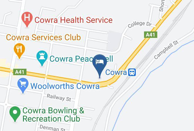 Cowra - Countryman Motor Inn Maps