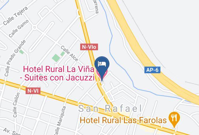 Segovia - Hotel Rural La Vina Suites Con Jacuzzi Maps