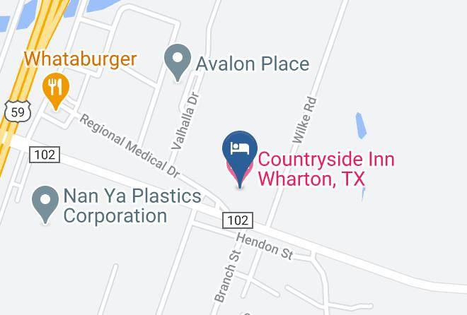 Wharton - Countryside Inn Wharton Tx Maps