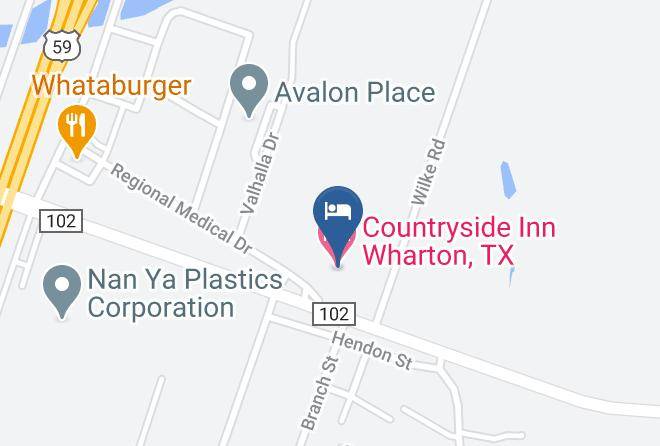 Wharton - Countryside Inn Wharton Maps