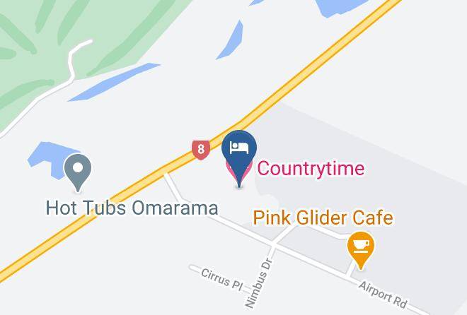 Waitaki Canterbury - Countrytime Hotel Maps
