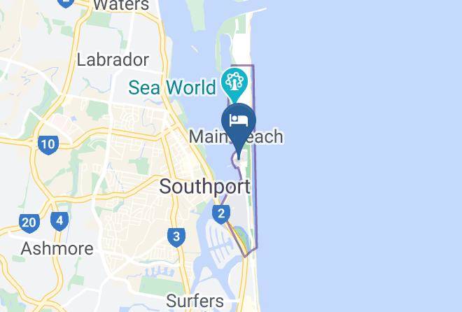 Gold Coast - Couran Cove Island Resort Maps
