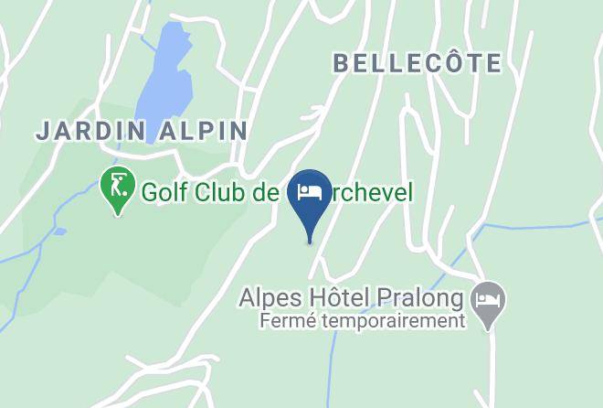 Hotel Courcheneige Map