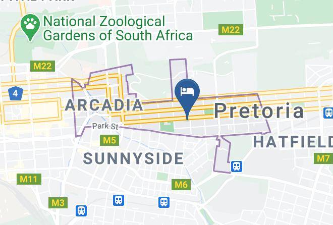 City Of Tshwane - Court Classique Suite Hotel Maps