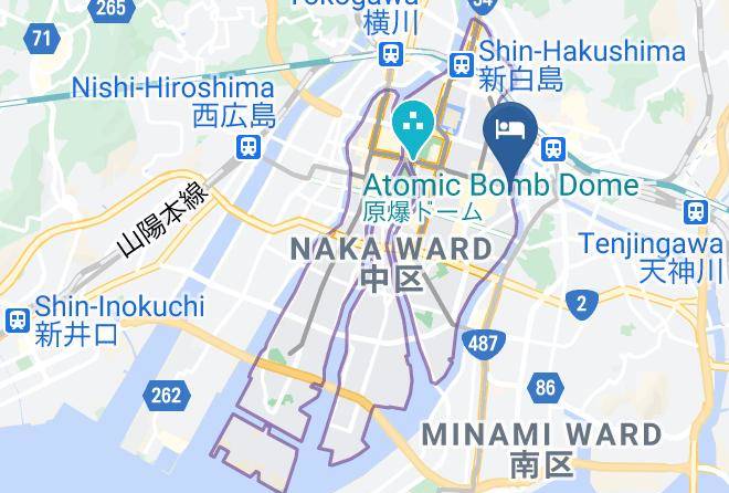 Hiroshima City Naka Ward - Court Hotel Hiroshima Maps