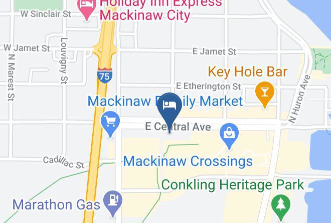Cheboygan County - Court Plaza Inn & Suites Of Mackinaw Maps