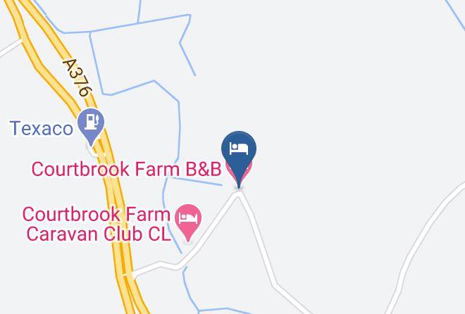 Devon - Courtbrook Farm B&b Maps