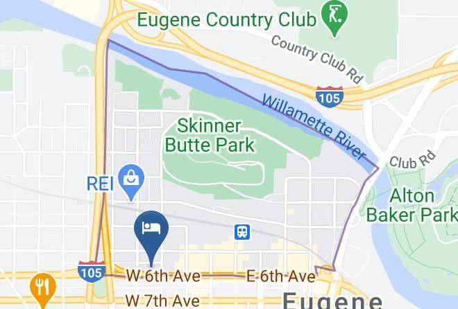 Lane - Courtesy Inn Eugene Maps