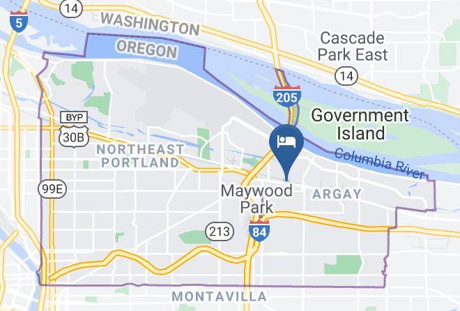 Multnomah - The Courtesy Inn Maps
