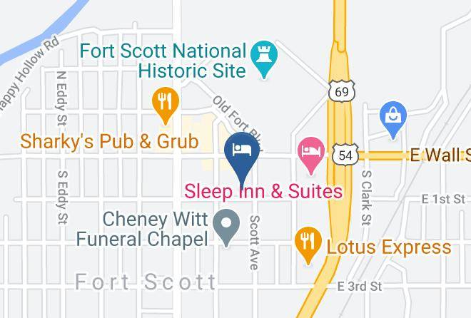 Bourbon - Courtland Hotel & Spa Maps