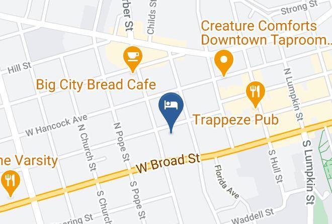 Clarke - Courtyard By Marriott Athens Downtown Maps
