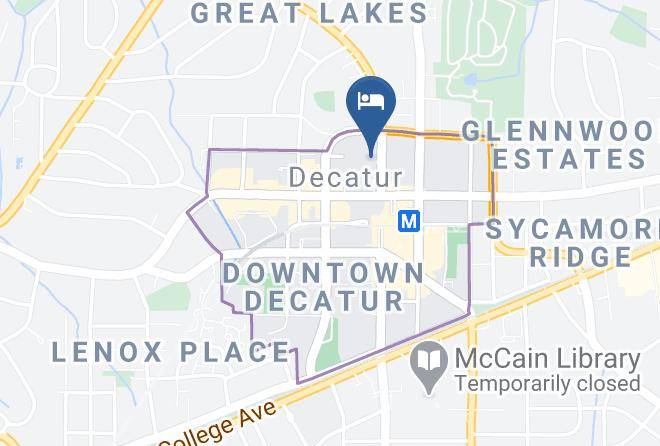 Dekalb - Courtyard By Marriott Atlanta Decatur Downtown Emory Maps