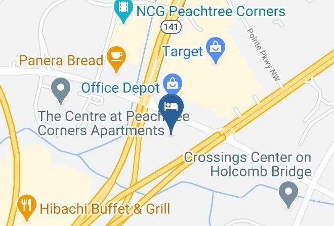 Gwinnett - Courtyard By Marriott Atlanta Norcross Peachtree Corners Maps